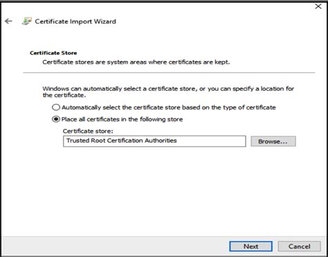 windows 10 certificate requirements